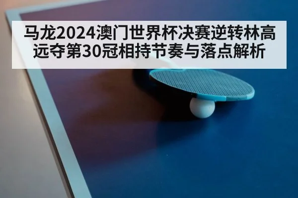 马龙2024澳门世界杯决赛逆转林高远夺第30冠相持节奏与落点解析